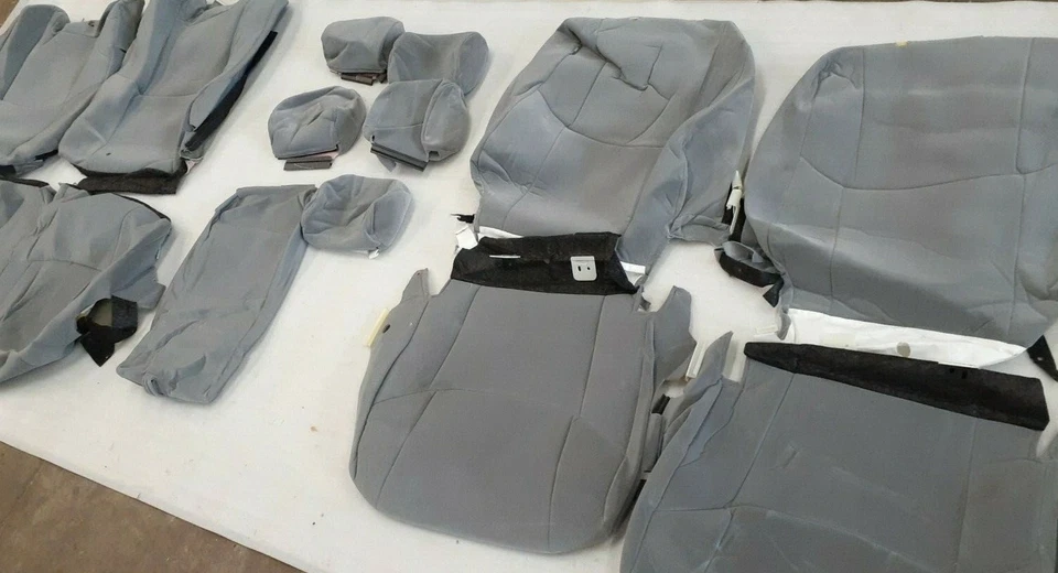 2005-2009 Toyota Avalon XL OEM Factory Cloth Seat Cover Set Gray - Image 1 of 4