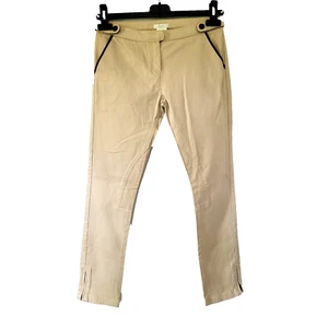 Light khaki jodphur style riding pants w/leg patches JACADI 12 Years excellent - Picture 1 of 15