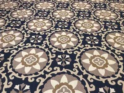KRAVET EXOTIC SUZANI SAPPHIRE INDOOR/OUTDOOR FABRIC OVER 1 YARD New RSP $348 ayd - Image 1 of 4