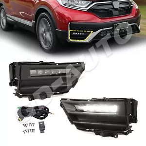 Par de luces antiniebla LED delanteras izquierda y derecha para Honda CRV CR-V 2020 2021 2022 - Imagen 1 de 7