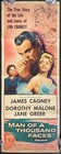 Man of a 1000 Faces ORIGINAL US Insert Movie Poster James Cagney Lon Chaney 1957