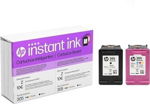 Pack 305 Instant Ink - Contiene: 2 Cartucce Smart D'Inchiostro Originale Nero HP
