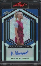 2023 Leaf Continuum #MC-150 Alisha Lehmann 63/150 Auto Autograph