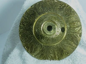 Antique brass Chandelier canopy ceiling hanging lamp Spain - Picture 1 of 6