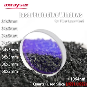 5pcs Laser Lenses Protective Windows D34*3 34*5 35*4 36*5mm for BOCI HANSHighyag - Picture 1 of 6