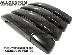 COPRI MANIGLIE PORTE NERO BLACK per LAND RANGE ROVER SPORT 2005-09 HSE TDV6 TDV8 - Picture 1 of 5