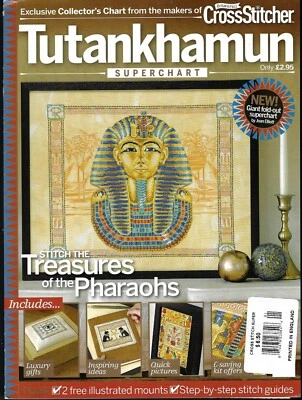 Crossstitcher-Treasures of the Pharaohs~Tutankhamun~Collector Chart cross stitch - Image 1 of 3