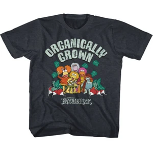 Fraggle Rock Jim Henson 80's Organically Grown Fraggle Garden Youth T Shirt - Picture 1 of 3