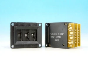 1 x interruptor binario giratorio de rueda de pulgar BCD 10 dígitos 6 letras contador decimal hexagonal - Imagen 1 de 4