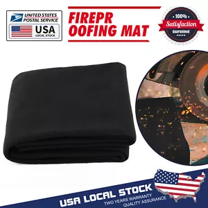 BBQ Gas Grill Floor Mat Fire Retardant Pad Outdoor Under Grill Floor Protection - Picture 1 of 20