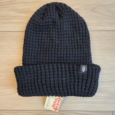 Gorro Free People Movement Cool Down preto malha chapéu feminino inverno FP NOVO COM ETIQUETAS - Imagem 1 de 4