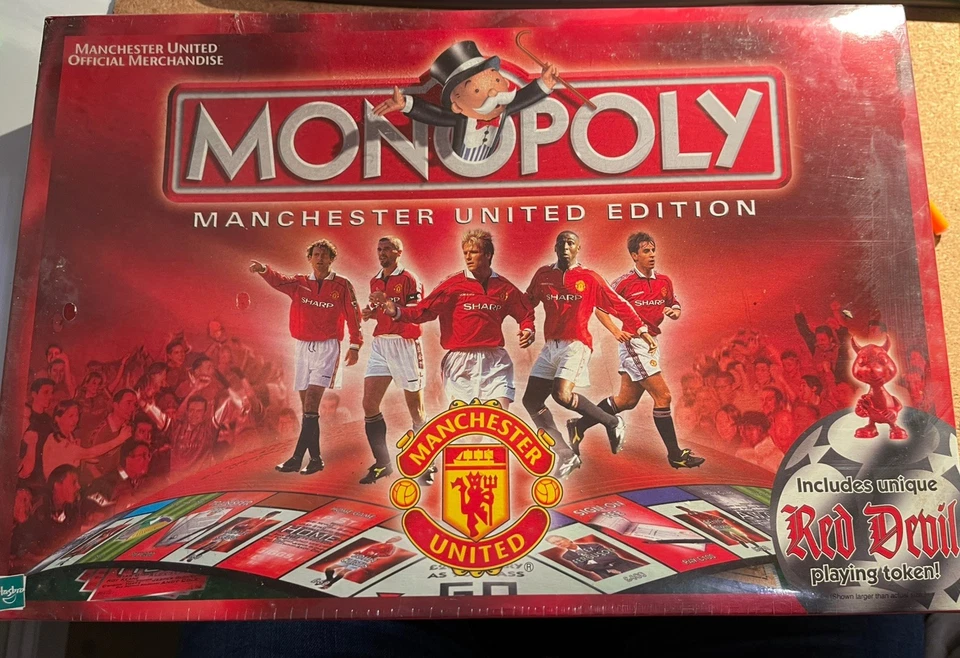Manchester United Edition Monopoly Board Game 1999. New Sealed  - Image 1 of 3