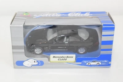 B91 1:43 WELLY PLAYLAND AUTO-CLUB MERCEDES-BENZ CL600 CL 600 BLACK MIB 3 - Immagine 1 di 4