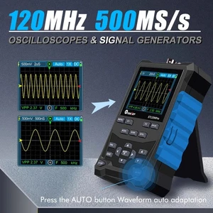 Osciloscopio digital portátil ET120MPro 2 en 1 120 MHz 500 MS/s velocidad de muestreo EE. UU. - Imagen 1 de 21