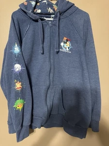 Sudadera con Capucha 2XL Mickey Brújula Manga Cremallera Parques Walt Disney World Sudadera - Imagen 1 de 5