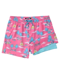 Boys Swim Trunks with Compression Liner 5T-16 Swimming Shorts Quick Dry Bathi... - Picture 1 of 6
