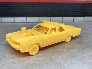 1/64 3D Printed 1972 Lincoln Sedan Demolition Derby Demo Car For Diecast Diorama - Picture 1 of 12