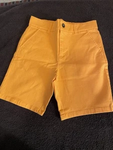 NWT Janie & Jack Girls Orange Shorts Size 8 Adjustable Waist - Picture 1 of 13