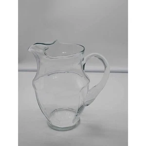 Clear Glass Beverage Pitcher - Picture 1 of 4