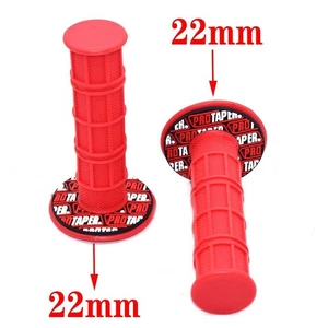 ATV Quad  Thumb Throttle Grips Rubber Hand Grip OffRoad 7/8" 22mm/22mm - Foto 1 di 1