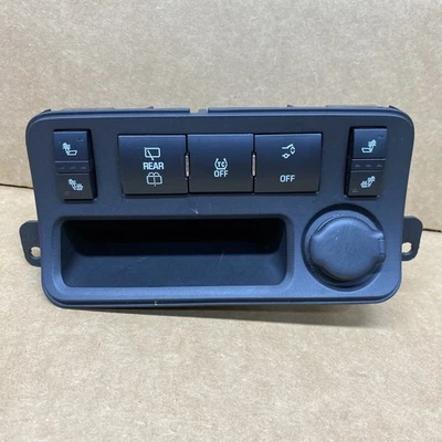 GMC Acadia SLT 2009-2017 salida auxiliar asiento térmico interruptor limpiaparabrisas trasero OEM Foto 1 de 4