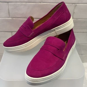 Seychelles Damen-Slipper Polar Desert Wildleder Plateauschuhe Hot Pink Größe 8 - Bild 1 von 7