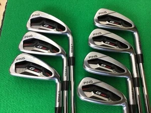 Ping G410 Iron Set 4-9,Pw 7pc Flex Stiff N.S.PRO MODUS3 TOUR 120 Steel - Picture 1 of 5