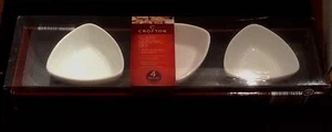 Slate Serving Tray With 3 Small Bowls 14" Slate Base Trending Stylish Modern - Picture 1 of 6