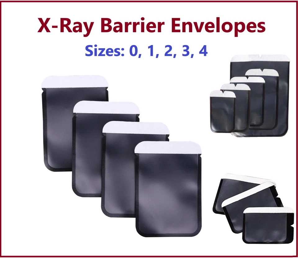 Sobres de barrera para placa de fósforo dental TODOS LOS TAMAÑOS tamaño 1, 2, 3, 4 Foto 1 de 1