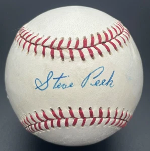 Steve Peek "1941 World Series Champion Yankees" Autographed Signed Baseball PSA - Picture 1 of 7
