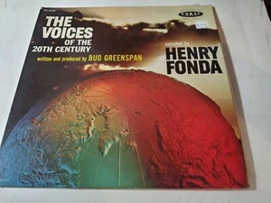 Henry Fonda The Voices of The 20th Century VG++ Promo Mono CORAL LP Record 1959 - Picture 1 of 6
