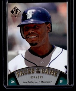 2009 SP Authentic ** Ken Griffey Jr. ** Card#194 Faces of the Game Gold #'d/299 - Picture 1 of 3