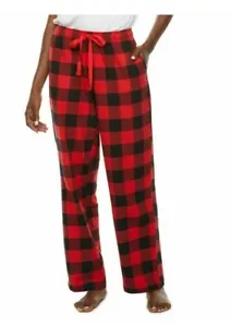 Sleep Chic Women's Red Buffalo Plaid Pajama Lounge Pants Size XL NWT Flannel - Picture 1 of 3