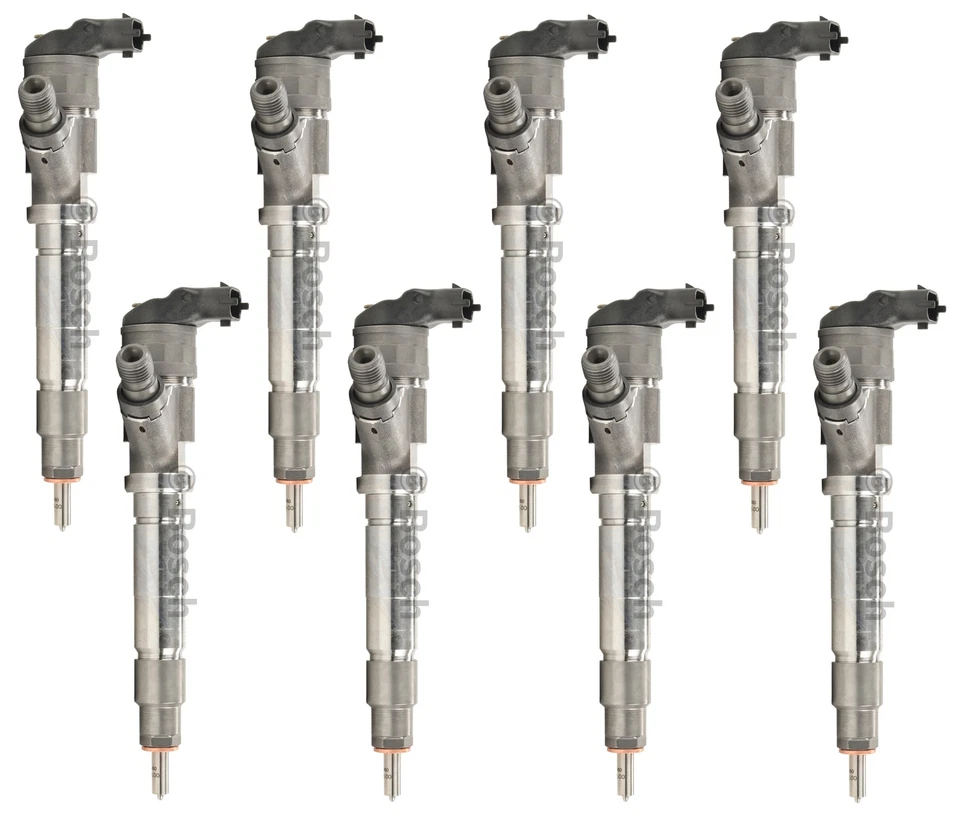 Juego de 8 inyectores de combustible Bosch para Chevrolet Express GMC Sierra Hummer H1 6,6 L V8 Foto 1 de 1
