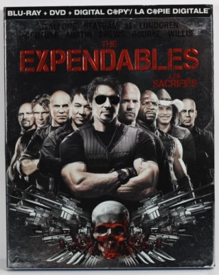 The Expendables (Blu-ray/DVD, 2010) Bilingual w/Slipcover - Image 1 of 4