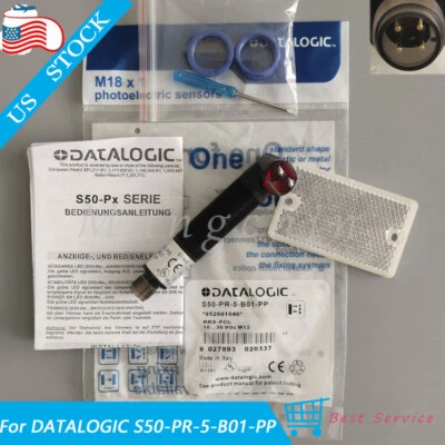 For DATALOGIC S50-PR-5-B01-PP S50PR5B01PP Photoelectric Switch Sensor 10-30VDC