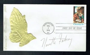 ¡CANTANTE ACTRIZ DE CINE Y TELEVISIÓN NANETTE FABRAY AUTÓGRAFO ORIGINAL EN FDC! - Imagen 1 de 1