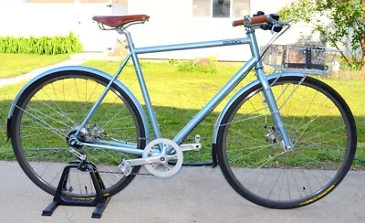 TREK STEEL DISTRICT 56cm City Bike - Shimano Alfine, Brooks Saddle, Lightskin - Image 1 of 4