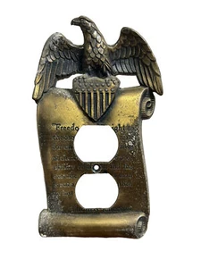 Placa de colección Ass Eagle Outlet Thomas Jefferson Freedom Cita 1967 - Imagen 1 de 6