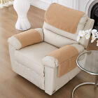 Recliner Slipcovers Chair Arm Covers with Pockets Headrest Sofa Fleece Cover UK