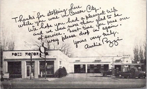 CARSON CITY, NEVADA - ARCHIE POZZI - TEXACO - 1958 - POSTAL PUBLICITARIA - Imagen 1 de 2