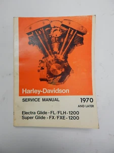 HARLEY DAVIDSON 1970 AND LATER SHOVELHEAD ELECTRA GLIDE SUPER GLIDE FX FL MANUAL - Picture 1 of 3