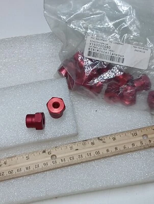 Echo Shindaiwa V160000080 Lh M8 X 1.25 Female Red Oem NOS Nib 3 Pack - Image 1 of 3