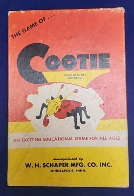 VINTAGE 1949 THE GAME OF COOTIE by SCHAPER MFG CO. - Image 1 of 4
