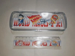SNK World Heroes pencil case ruler retro rare Japan goods hobby z - Bild 1 von 12