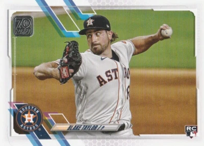 BLAKE TAYLOR (ASTROS) - 2021 TOPPS SERIES 1 ROOKIE CARD - CARD NUMBER 228 - Image 1 of 2