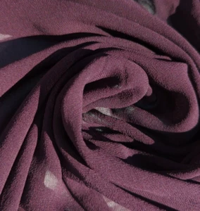Burgundy Gauze Sheer Fabric - 5.75 Yards - Picture 1 of 6