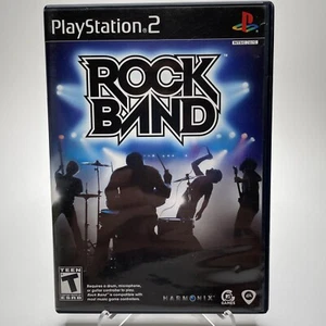 Rock Band (Sony PlayStation 2 PS2) CIB completo testato funzionante spedizione gratuita - Foto 1 di 4