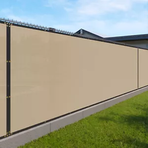 5 ft Privacidad Valla Parabrisas Jardín Malla Resistente Sombra Red Cubierta Arena - Imagen 1 de 7