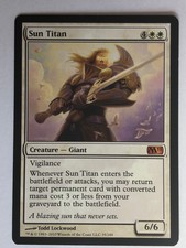 Mtg Magic the Gathering M11 Sun Titan